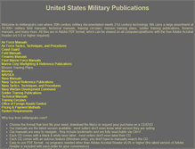 Tablet Screenshot of militarypubs.com